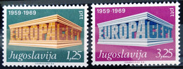 EUROPA 1969 - YOUGOSLAVIE                  N° 1252/1253                    NEUF** - 1969