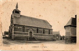 COMBLES  -  80 -  L'Eglise  -  écrit Sur Maison Ebergiste Remise - Combles