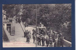 CPA [66] Pyrénées Orientales La Preste Les Bains Arrivée De L'autobus Courrier Circulé - Otros & Sin Clasificación