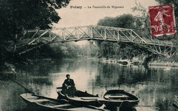 CPA - POISSY - La Passerelle De Migneaut - Edition Thiriat & Basuyau - Poissy