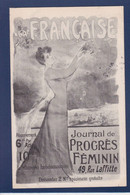 CPA Publicité Presse Publicitaire Circulé La Française Par KAUB Femme Woman - Advertising