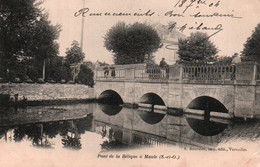 CPA - MAULE - Pont De La Bélique - Edition A.Bourdier - Maule