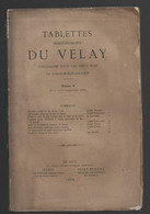 22-5-1207 Tablettes Historiques Du Velay Tome V  Septembre 1874 - Auvergne