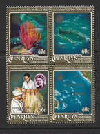 Penrhyn Island 1983 Commonwealth Day Se-tenant Block Of 4 MNH - Penrhyn