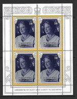 Penrhyn Island 1985 Queen Mother $2.80 Sheet Of 4 MNH - Penrhyn