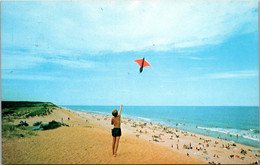 Massachusetts Cape Cod Beach Scene Go And Fly A Kite - Cape Cod