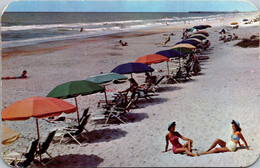 South Carolina Myrtle Beach Beautiful Beach Scene 1954 - Myrtle Beach