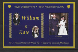 Penrhyn Island 2011 Prince William & Kate Royal Engagement $8.10 Miniature Sheet MNH - Penrhyn