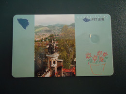 BOSNIA HERGEGOVINI; USED PHONECARDS SARAJEVO - Bosnië