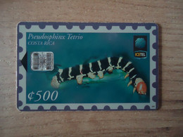 COSTA RICA USED CARDS  FISHES  MARINE LIFE - Costa Rica