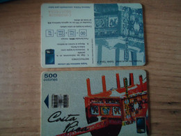 COSTA RICA USED CARDS  POPULAR ART - Costa Rica