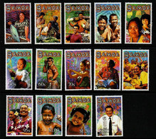 Samoa Scott  1005-18  2002 People And Their Activities 14 Values Never Hinged - Samoa