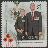 AUSTRALIA - DIE-CUT-USED 2016 $1.00 A Century Of War - Vietnam War - Commemmoration - Used Stamps