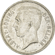 Monnaie, Belgique, Albert I, 5 Francs, 5 Frank, 1933, TTB, Nickel, KM:98 - 5 Francs & 1 Belga