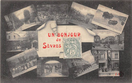 92-SEVRES- UN BONJOUR DE SEVRES MULTIVUES - Sevres