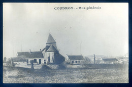 Cpa Carte Photo Du 45 Coudroy - Vue Générale   FEV22-67 - Sonstige Gemeinden