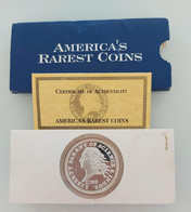 USA - ‘America's Rarest Coins’ 2 Oz Silver Disme - Replica - COA - Collezioni