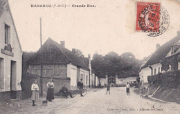 62 HABARCQ Grand Rue, Cycliste,  Bien Animée Ref 1046 ; Ref CP06 - Andere Gemeenten