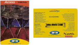 Recharge GSM Cameroun MTN - Painting By Poinsard Nr. 7 (Letter A) - Cameroon