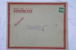 AV5 FRANCE BELLE LETTRE PRIVEE 1935  PARIS LABORATOIRE +PREOBLITéRé   +AFFRANCH.INTERESSANT - Storia Postale