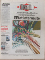 Journal Libération (17/18 Janvier 1998) Internet - Biens Juifs - Goa - Voile - - Desde 1950
