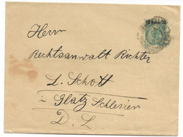 Austria Offices In Levant Palestine Turkey 1900 10P Postal Stationery Cover, Jerusalem To Glatz Silesia Kłodzko Poland. - Briefe