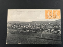 PONTCHARRA SUR TURDINE Vue Panoramique - 1923 Timbrée - Pontcharra-sur-Turdine