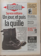 Journal Libération (3/4 Octobre 1998) Service Militaire - Cahier Spécial Ve République - Alexandrie - - Desde 1950