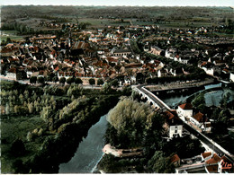 St Pourçain Sur Sioule * Vue Générale Aérienne Du Village * Pont De La Sioule Et Hôtel Des Deux Ponts - Autres & Non Classés