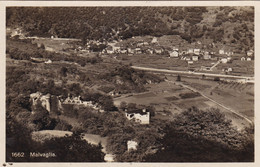 SUISSE . MALVAGLIA. RARETE. VUE GENERALE. ANNEE 1936 + TEXTE - Malvaglia