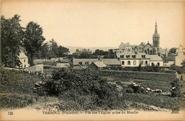 Tréboul * Vue Sur L'église Prise Du Moulin - Tréboul