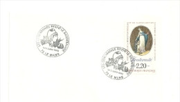 REVOLUTION = 72 LE MANS 1989 = CACHET Illustré D'un BONNET PHRYGIEN + MARIANNE ' CENOMANIES Fêtent BICENTENAIRE ' - Commemorative Postmarks