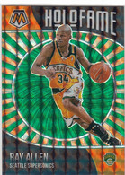 RAY ALLEN   - 2020-21 MOSAIC Green Prizm   #12  - Holofame - 2000-Oggi