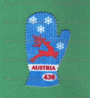 AUSTRIA 2021 Autriche Österreich - Fäustling Mitten Glove 1v MNH **- Gloves, Reindeer, Snowflakes, Textile Stamp Odd Sha - Ungebraucht