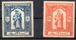 2 Sellos Charity Queens Commemoration De 1897 - Unused Stamps