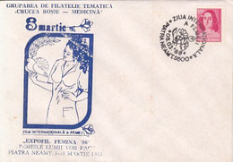 INTERNATIONAL WOMEN'S DAY, SPECIAL COVER, 1986, ROMANIA - Briefe U. Dokumente