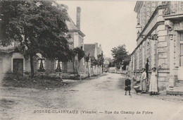 SCORBE CLAIRVAUX. -  Rue Du Champ De Foire - Scorbe Clairvaux