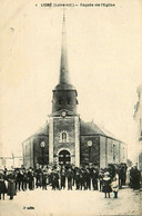 Ligné * Place De L'église Et La Façade * Villageois - Ligné