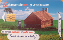 Carte à Puce - France - France Télécom - Buralistecampagne, Réf.1096, Variété: N° En Vagues - 2000