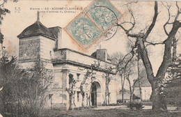 SCORBE CLAIRVAUX. -   Porte D'entrée Du Château - Scorbe Clairvaux