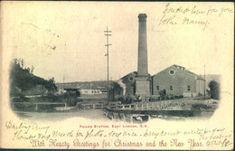 1907, Picture Card "Power Station, East London S.A." Sent To Altona, Germany - Cape Of Good Hope (1853-1904)