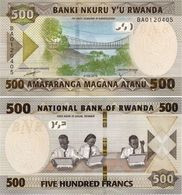RWANDA       500 Francs       P-W42       1.2.2019      UNC - Rwanda