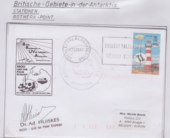 British Antarctic Territory (BAT) 2002 Cover Ca Rothera Signature Ca Stanley 12.02.2002 (RH160B) - Briefe U. Dokumente