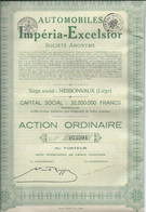 Automobiles Imperia -Excelsior SA Nessonvaux Liège - Automobilismo