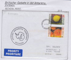 British Antarctic Territory (BAT) 2012 Cover Ca Rothera 01-11-2012 (RH164B) - Covers & Documents