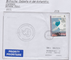 British Antarctic Territory (BAT) 2015 Cover Ca Rothera 30.01.2015 (RH165B) - Briefe U. Dokumente