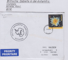 British Antarctic Territory (BAT) 2018 Cover  Ca Rothera 09.03.2018 (RH166) - Lettres & Documents