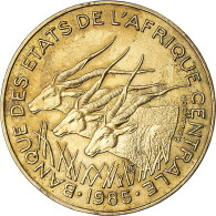 Monnaie, États De L'Afrique Centrale, 10 Francs, 1985 - República Centroafricana