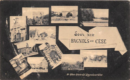 30-BAGNOLS-SUR-CESE- SOUVENIR MULTIVUES - Bagnols-sur-Cèze