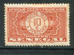 SENEGAL- Taxe Y&T N°23- Neuf Avec Charnière * - Timbres-taxe